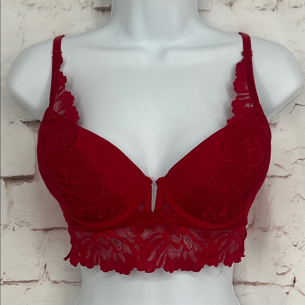 Marilyn Monroe Longline Lace Bra, Size 36C